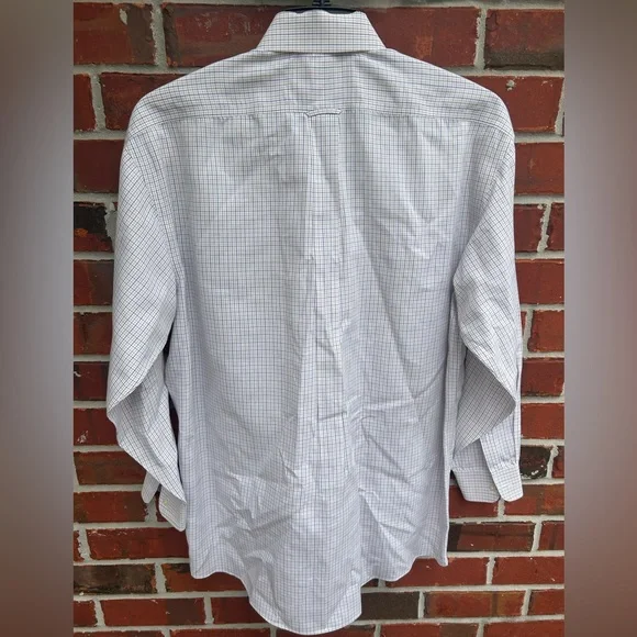 Roundtree Yorke Gold Label Mens Non Iron Long Sleeve Button Down Shirt 16/33 A-3 - Picture 2 of 5
